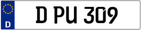 Truck License Plate